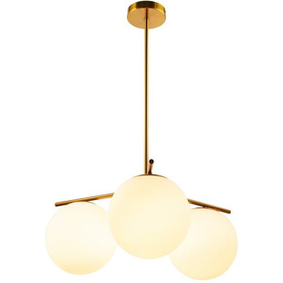 Lampa sufitowa Venus III | Step Into Design - Biało-mosiężna