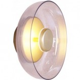 Kinkiet Złoty Szklany Disco LED - Step Into Design