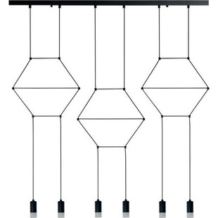 Lampa wisząca Linea VI czarna - Step Into Design