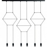 Lampa wisząca Linea VI czarna - Step Into Design