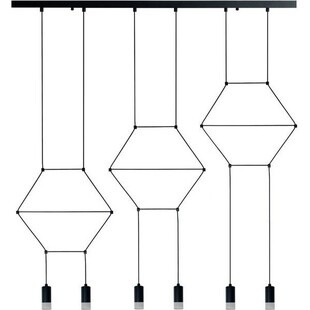 Lampa wisząca Linea VI czarna - Step Into Design