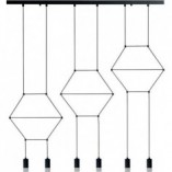Lampa wisząca Linea VI czarna - Step Into Design