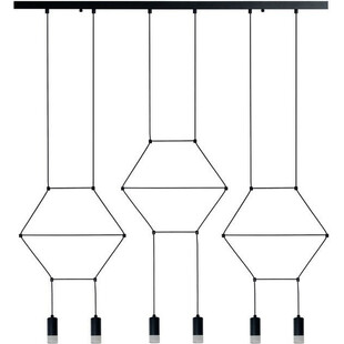 Lampa wisząca Linea VI czarna - Step Into Design