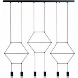 Lampa wisząca Linea VI czarna - Step Into Design