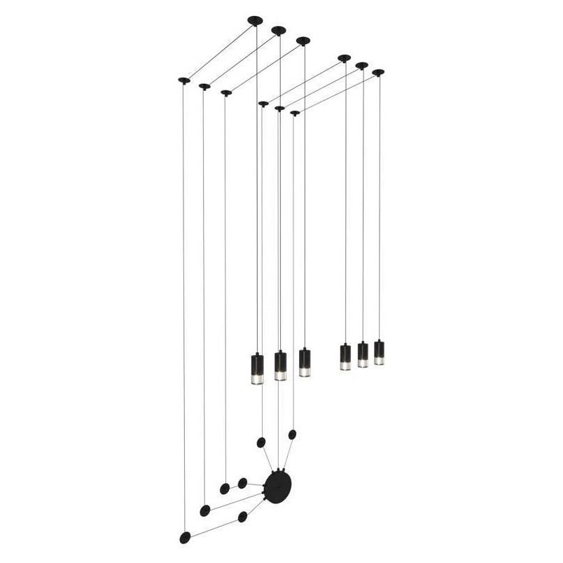 Kinkiet wiszący Linea VI czarny | Step Into Design