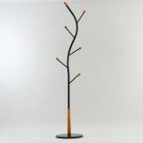 Wieszak stojący czarny Halmar W45 - Elegancki i stabilny