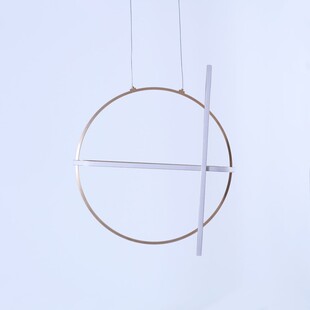 Lampa wisząca Gallo Round LED złota | Glamour i elegancja