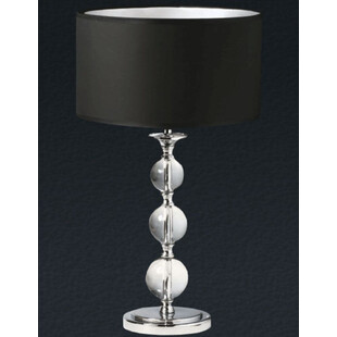 Lampa stołowa glamour Rea czarna ZumaLine | Eleganckie oświetlenie