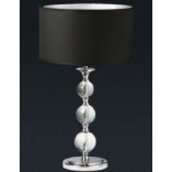 Lampa stołowa glamour Rea czarna ZumaLine | Eleganckie oświetlenie