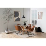 Stół szklany Actona Heaven 119cm - Elegancki design
