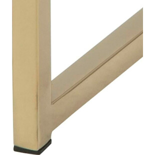Stolik kawowy Actona Alisma 80cm - Marmur i Złoto | Glamour