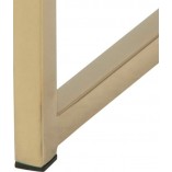 Stolik kawowy Actona Alisma 80cm - Marmur i Złoto | Glamour