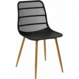 Krzesło skandynawskie Klaus czarne - D2.Design | Komfort i styl