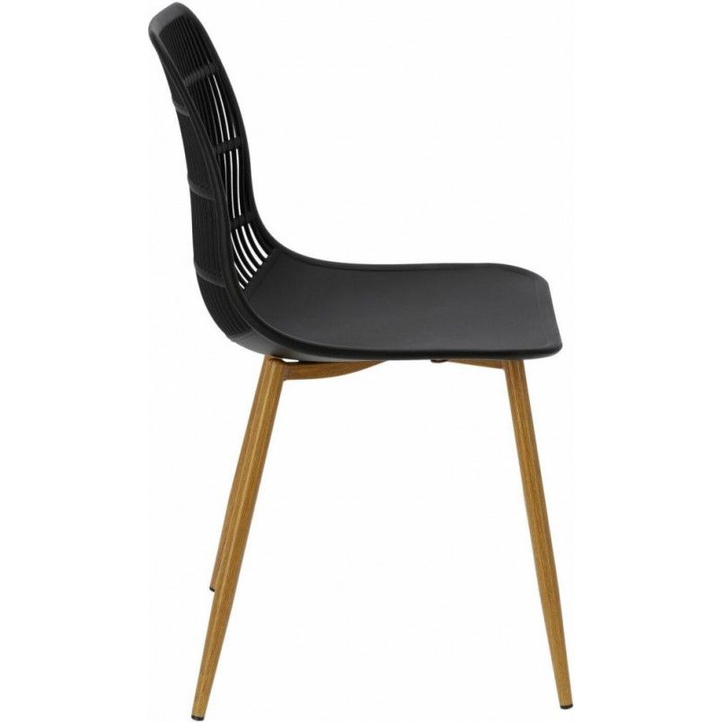Krzesło skandynawskie Klaus czarne - D2.Design | Komfort i styl