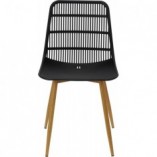 Krzesło skandynawskie Klaus czarne - D2.Design | Komfort i styl