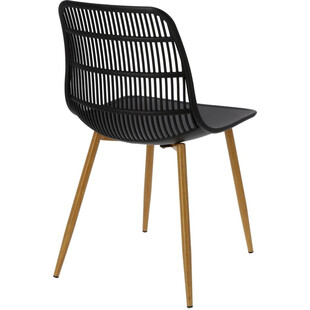 Krzesło skandynawskie Klaus czarne - D2.Design | Komfort i styl