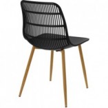 Krzesło skandynawskie Klaus czarne - D2.Design | Komfort i styl