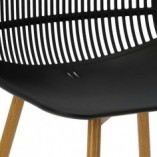Krzesło skandynawskie Klaus czarne - D2.Design | Komfort i styl