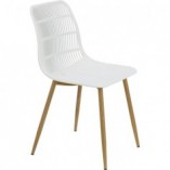 Krzesło skandynawskie Klaus białe | D2.Design - Komfort i styl