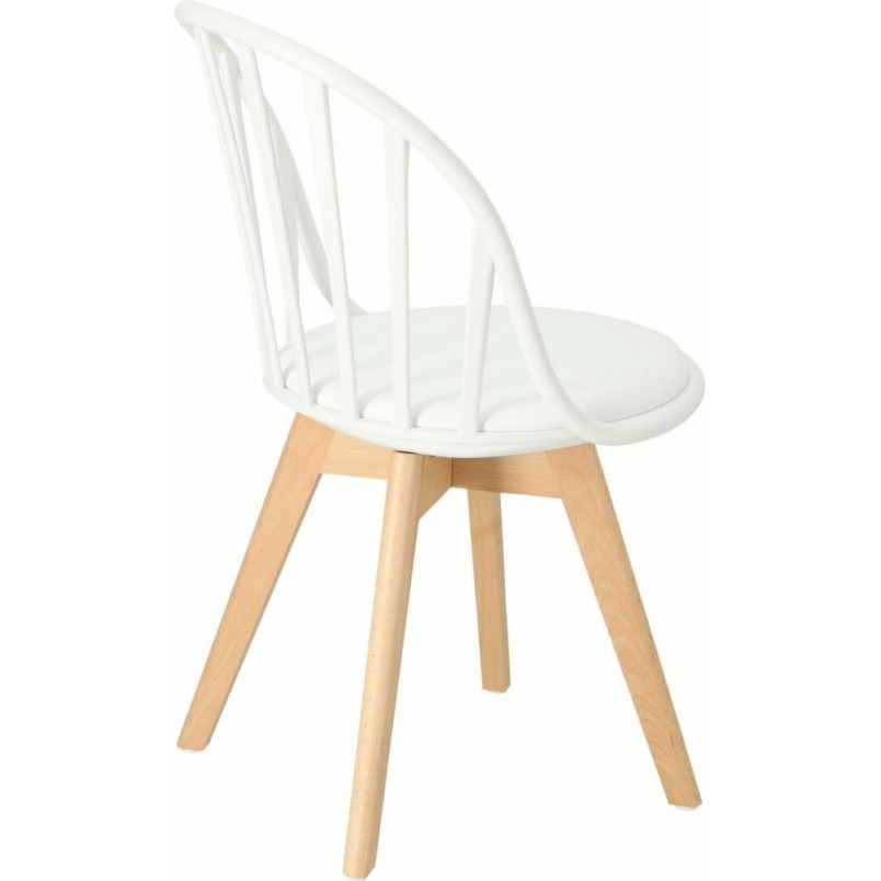 Krzesło Sirena białe Intesi - Stylowe i Wygodne | Sklep