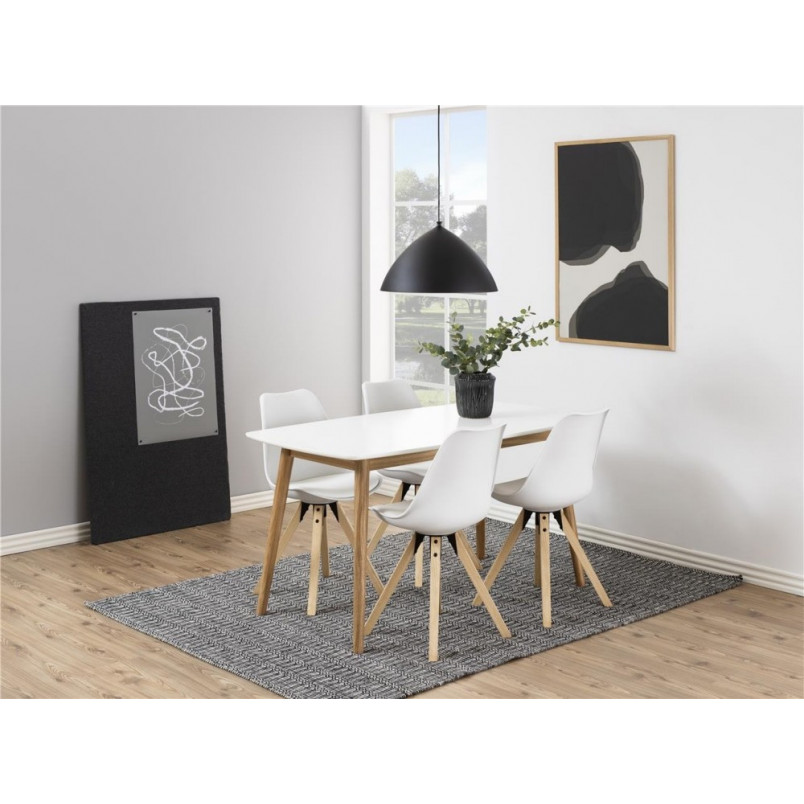Stół prostokątny Actona Nagano 150x80 | Skandynawski Design