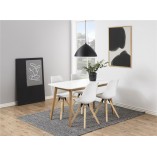 Stół prostokątny Actona Nagano 150x80 | Skandynawski Design