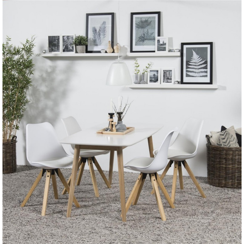 Stół prostokątny Actona Nagano 150x80 | Skandynawski Design