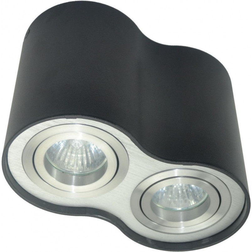 Lampa spot Rondoo czarna ZumaLine | Nowoczesne oświetlenie