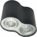 Lampa spot Rondoo czarna ZumaLine | Nowoczesne oświetlenie