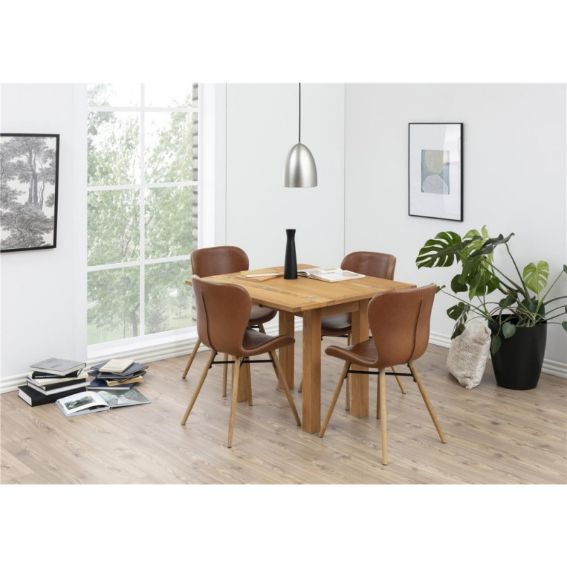 Krzesło Actona Batilda Retro - Brąz/Dąb - Stylowy Design