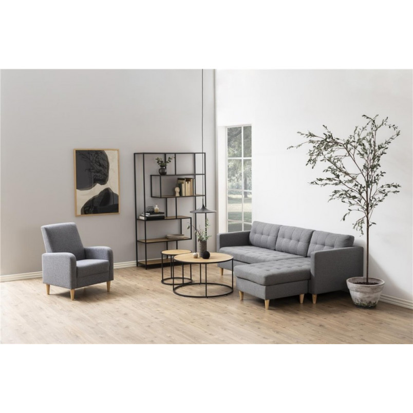 Stolik kawowy Actona Seaford | Loft, dąb, 80cm | Kup online