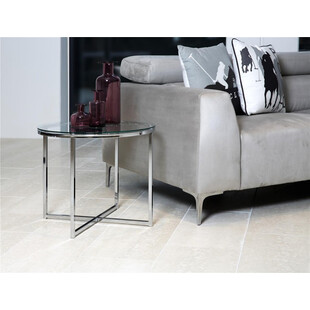 Stolik szklany Actona Cross 55cm - Elegancki design