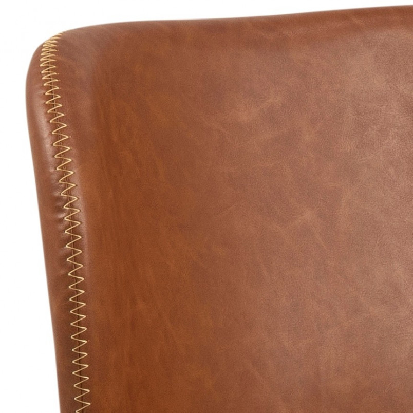 Krzesło Actona Batilda Retro - Brąz/Czarny | Elegancki Design
