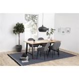 Krzesło tapicerowane Candis szare Actona | Komfortowy design