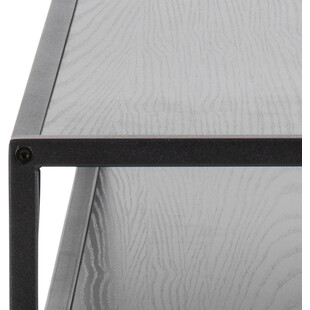 Konsola industrialna Actona Seaford Slim 120x35cm | Czarna
