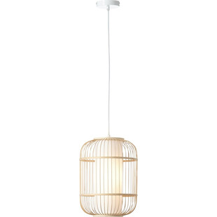 Lampa wisząca bambusowa Boho Bones | Naturalny design Brilliant