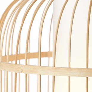 Lampa wisząca bambusowa Boho Bones | Naturalny design Brilliant