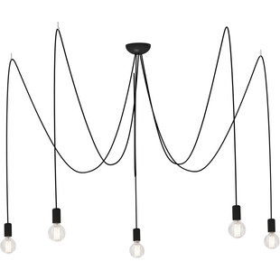 Lampa wisząca Spider V czarna | Nowodvorski - Loftowa