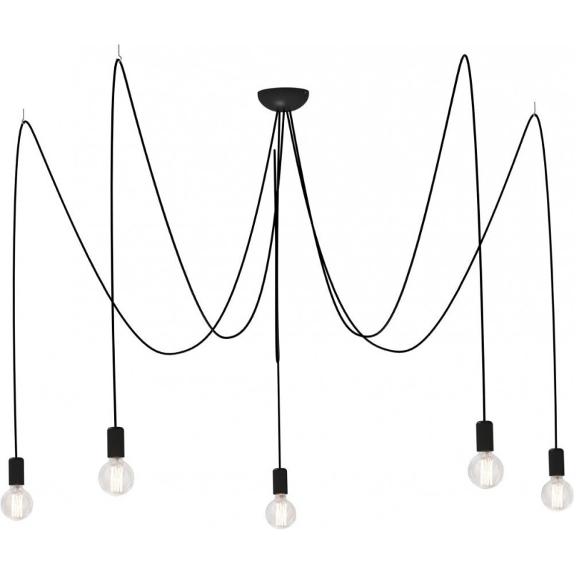 Lampa wisząca Spider V czarna | Nowodvorski - Loftowa