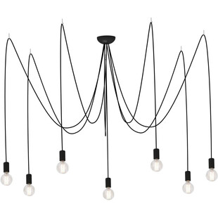 Lampa wisząca Spider VII czarna | Nowodvorski - Loftowa