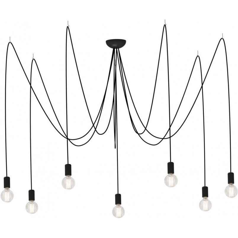 Lampa wisząca Spider VII czarna | Nowodvorski - Loftowa