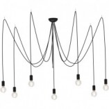 Lampa wisząca Spider VII czarna | Nowodvorski - Loftowa