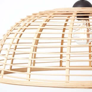 Lampa wisząca bambusowa Crosstown - Boho styl | Brilliant