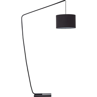 Lampa podłogowa z abażurem Daria czarna marki Brilliant