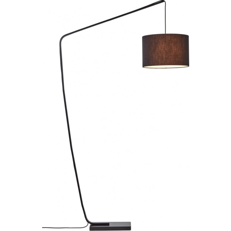 Lampa podłogowa Daria czarna Brilliant - Eleganckie oświetlenie