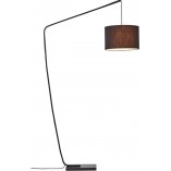 Lampa podłogowa Daria czarna Brilliant - Eleganckie oświetlenie