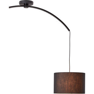 Lampa sufitowa z abażurem Daria 40 czarna marki Brilliant