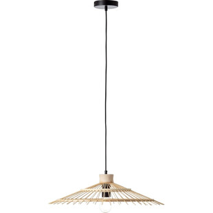 Lampa wisząca bambusowa Pirae | Boho, E27 | Brilliant