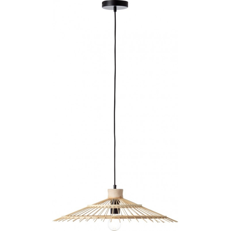 Lampa wisząca bambusowa Pirae | Boho, E27 | Brilliant