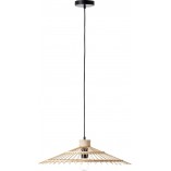 Lampa wisząca bambusowa Pirae | Boho, E27 | Brilliant
